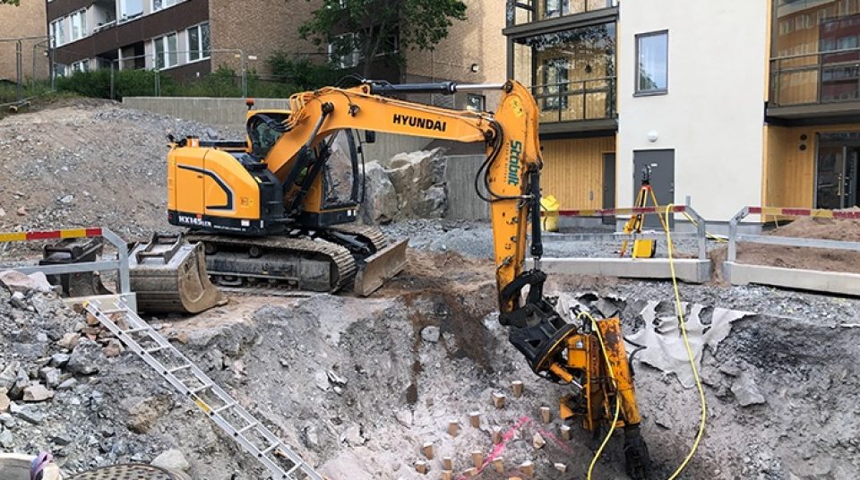 Betong-projekt i Älvsjö